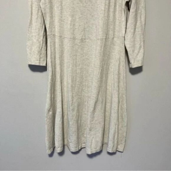 Torrid oatmeal knitted sweater skater dress cross front neckline plus size 2X - Picture 7 of 11